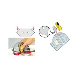 OLFA MC-45 – precyzyjny nóż do mat 45° z zapasowymi ostrzami | Bielsko-Biała