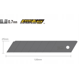 Wymiary ostrza HBB-5B