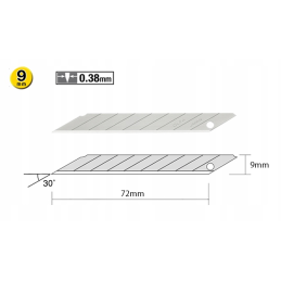 Wymiary Ostrza Olfa DKB-5