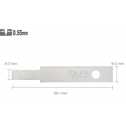 Wymiary Ostrza Olfa KB4-NF/5