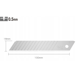 Wymiary ostrza LBD-50