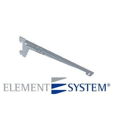 Wspornik narożny 38cm do systemu szynowego Element System