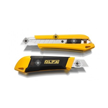 Nóż segmentowy OLFA DL-1 18mm z wbudowanym pojemnikiem na ostrza