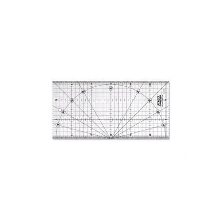 Szablon krawiecki OLFA MQR 15x30 cm z matową powierzchnią