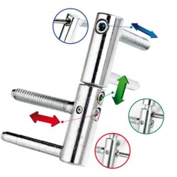 Zawias wkręcany Exacta 20 mm