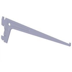 Wspornik pojedynczy 15cm Element System do regałów ściennych kolor srebrny