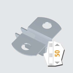 Blaszki montażowe do mocowania półek Element System