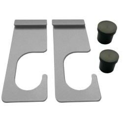 Mocowanie drążka garderoby do wsporników podwójnych Element System