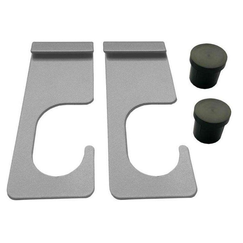 Mocowanie drążka garderoby do wsporników podwójnych Element System