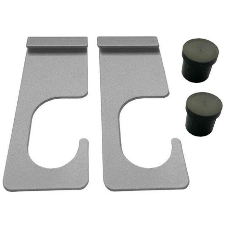 Mocowanie drążka garderoby do wsporników podwójnych Element System