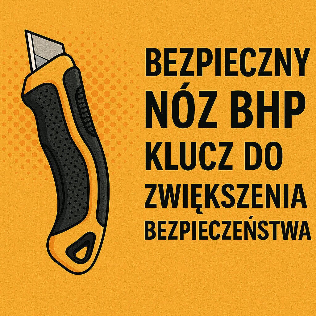 Zwiększ bezpieczeństwo pracy: bezpieczny nóż BHP z automatycznym chowaniem ostrza