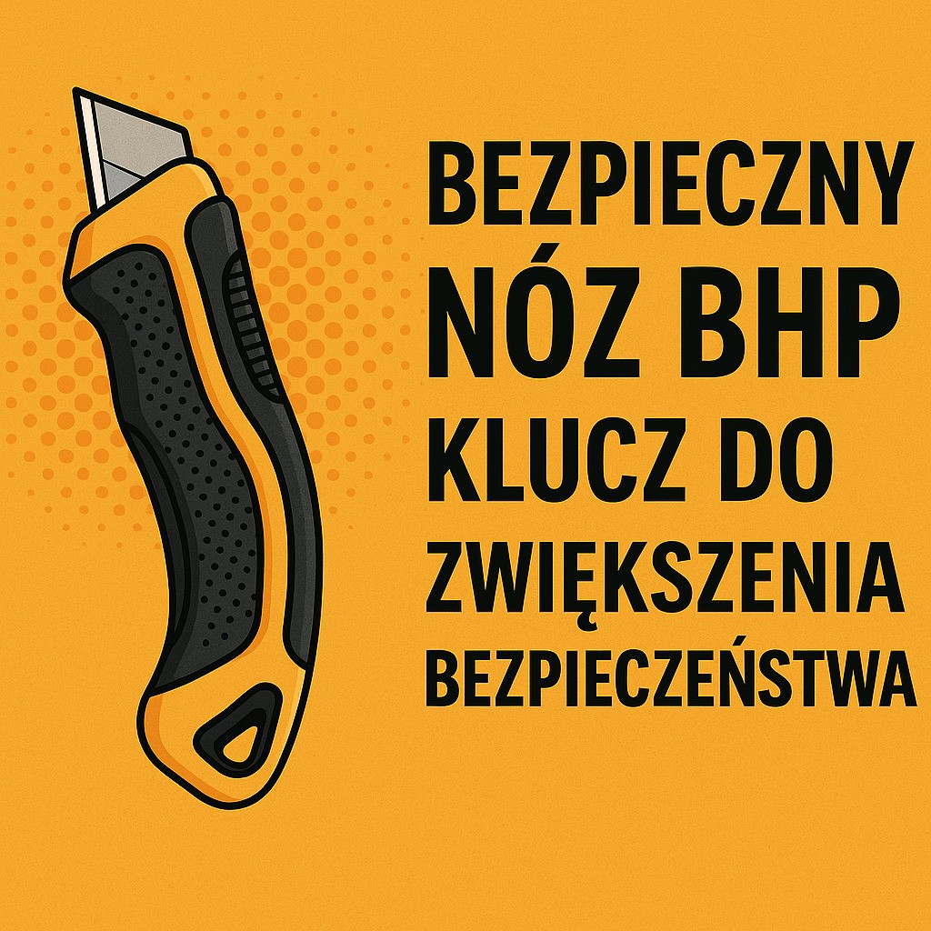 Zwiększ bezpieczeństwo pracy: bezpieczny nóż BHP z automatycznym chowaniem ostrza